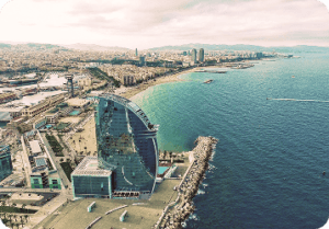 Barcelona skyline